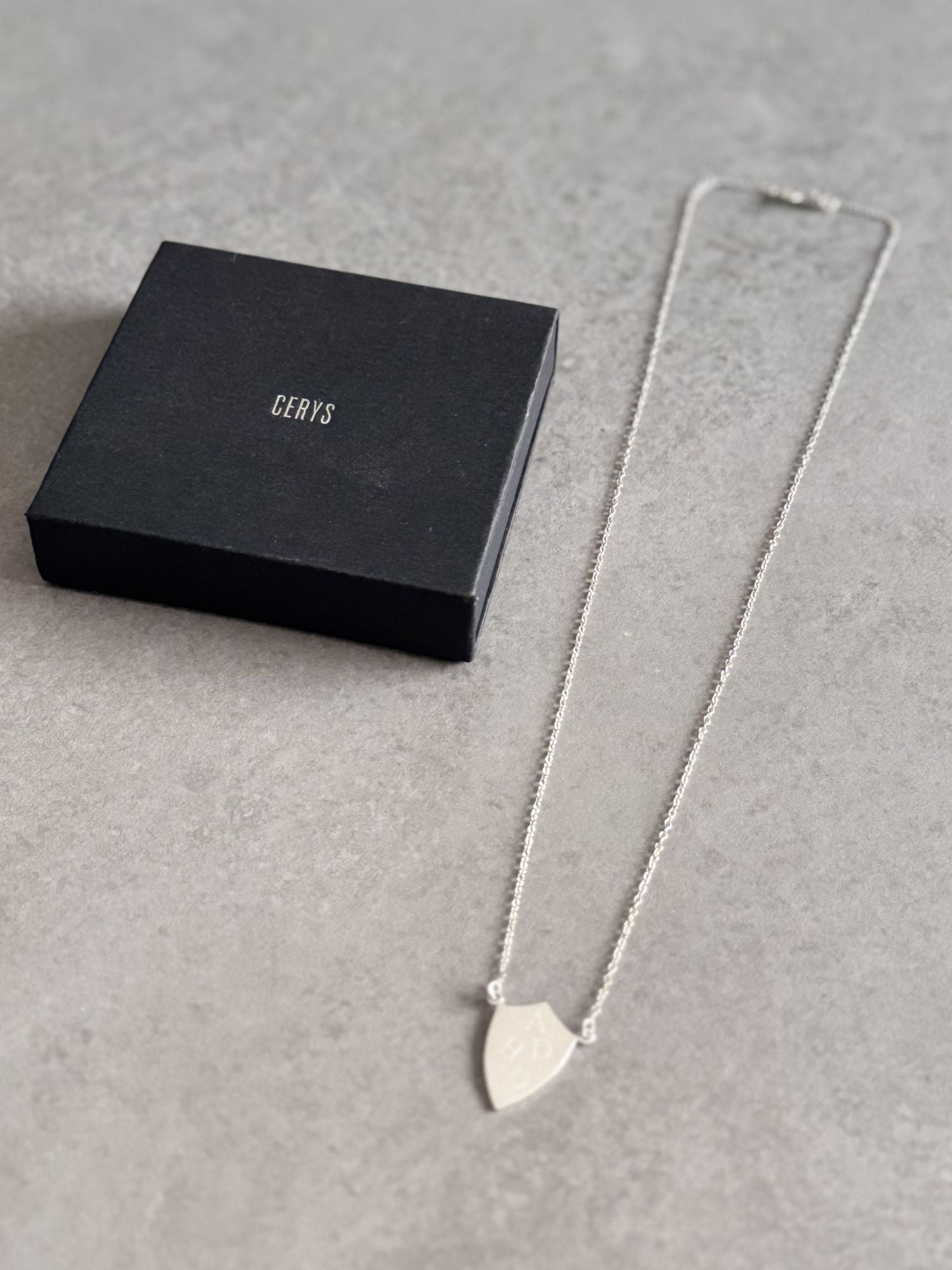 ADHD Sterling Silver Shield Necklace