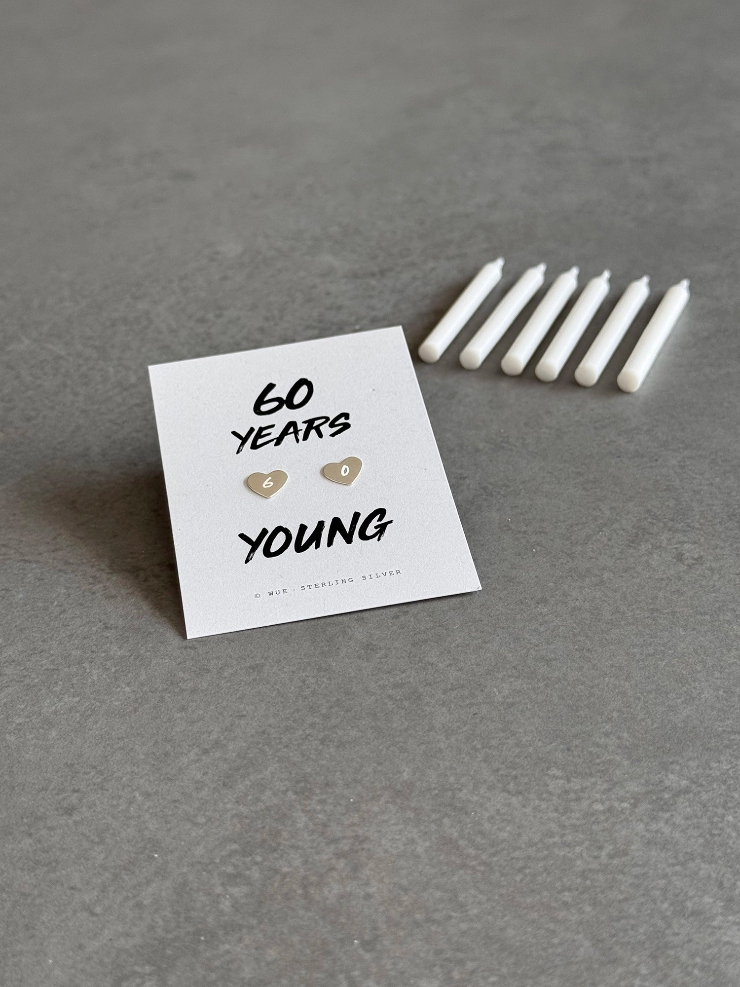 Engraved Birthday Heart Earrings