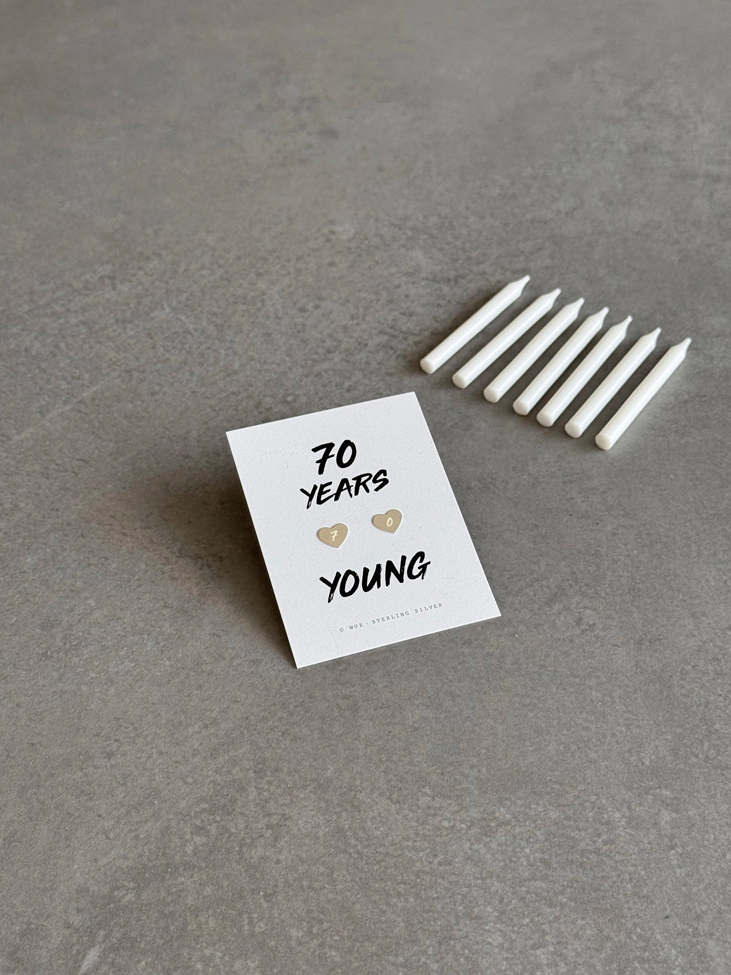 Engraved Birthday Heart Earrings