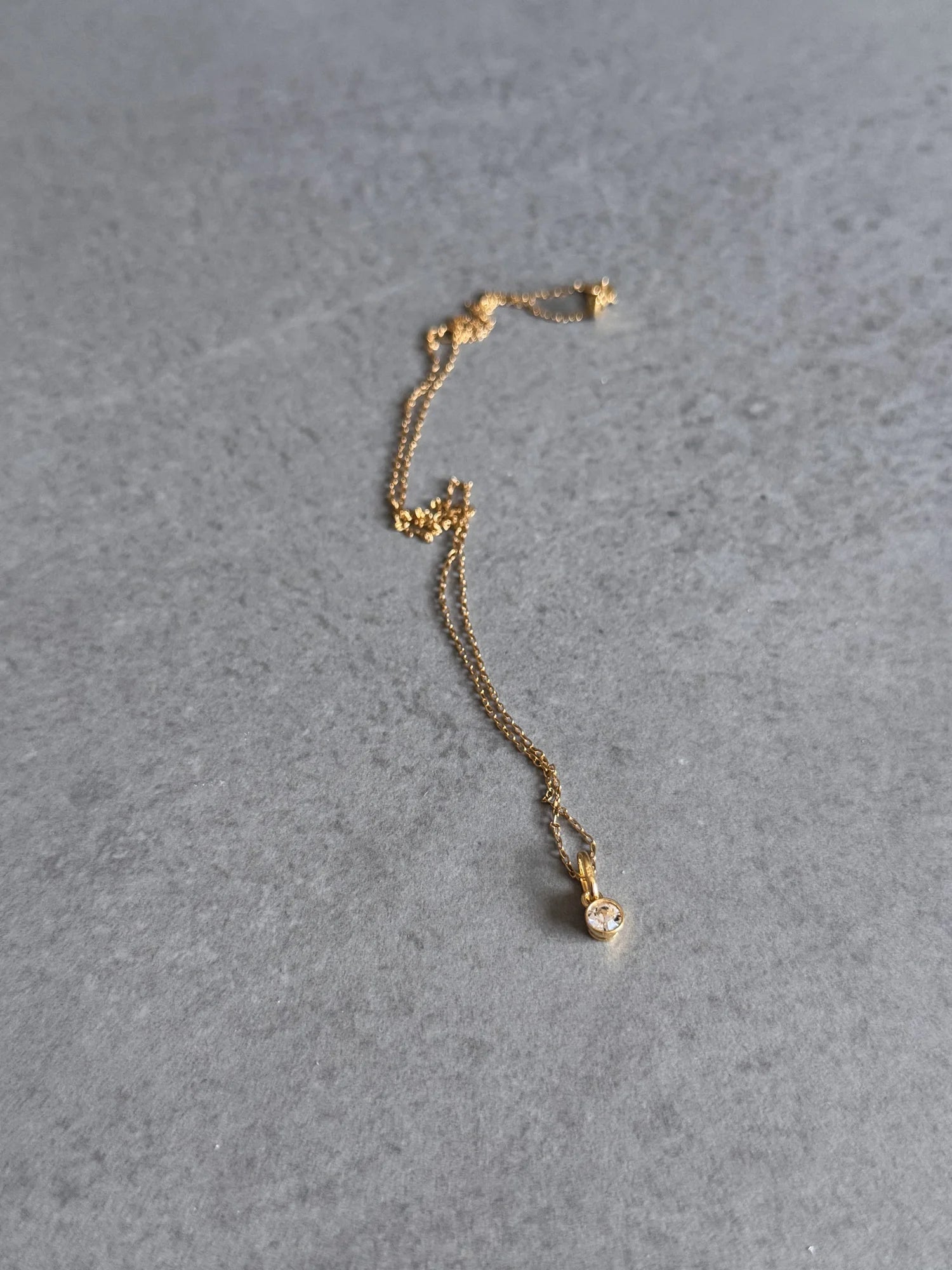 April Birthstone Necklace