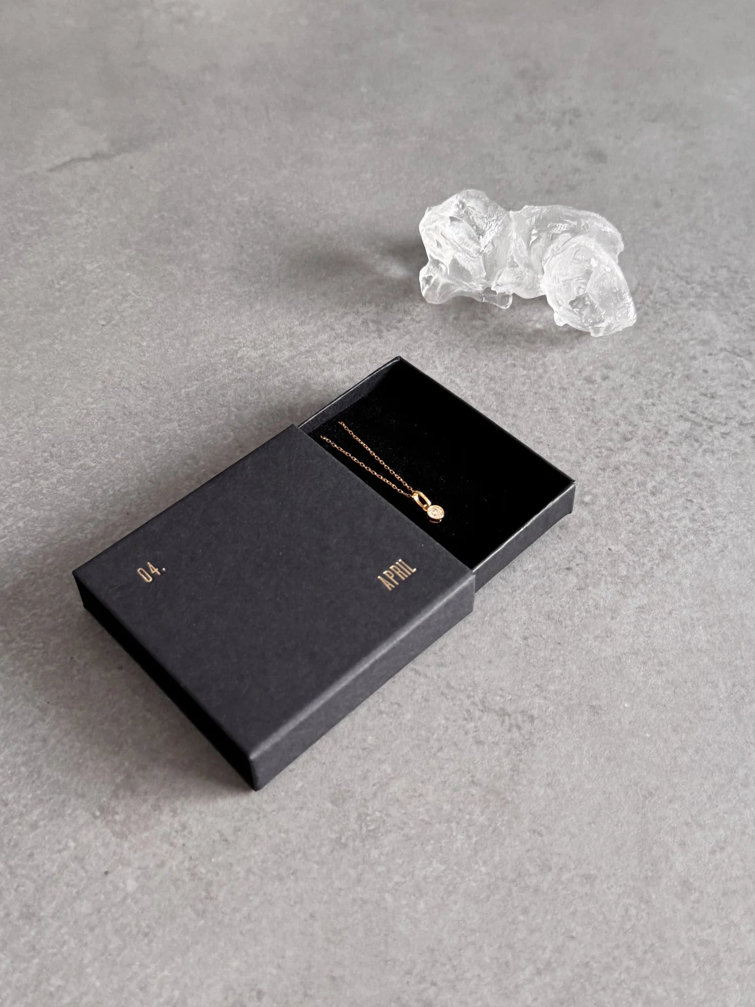 April Birthstone Necklace