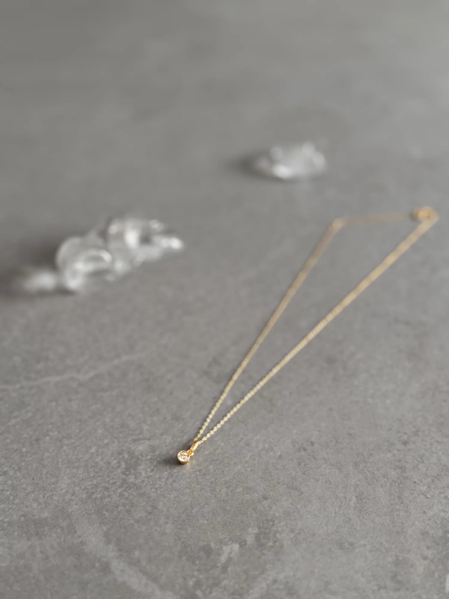 April Birthstone Necklace