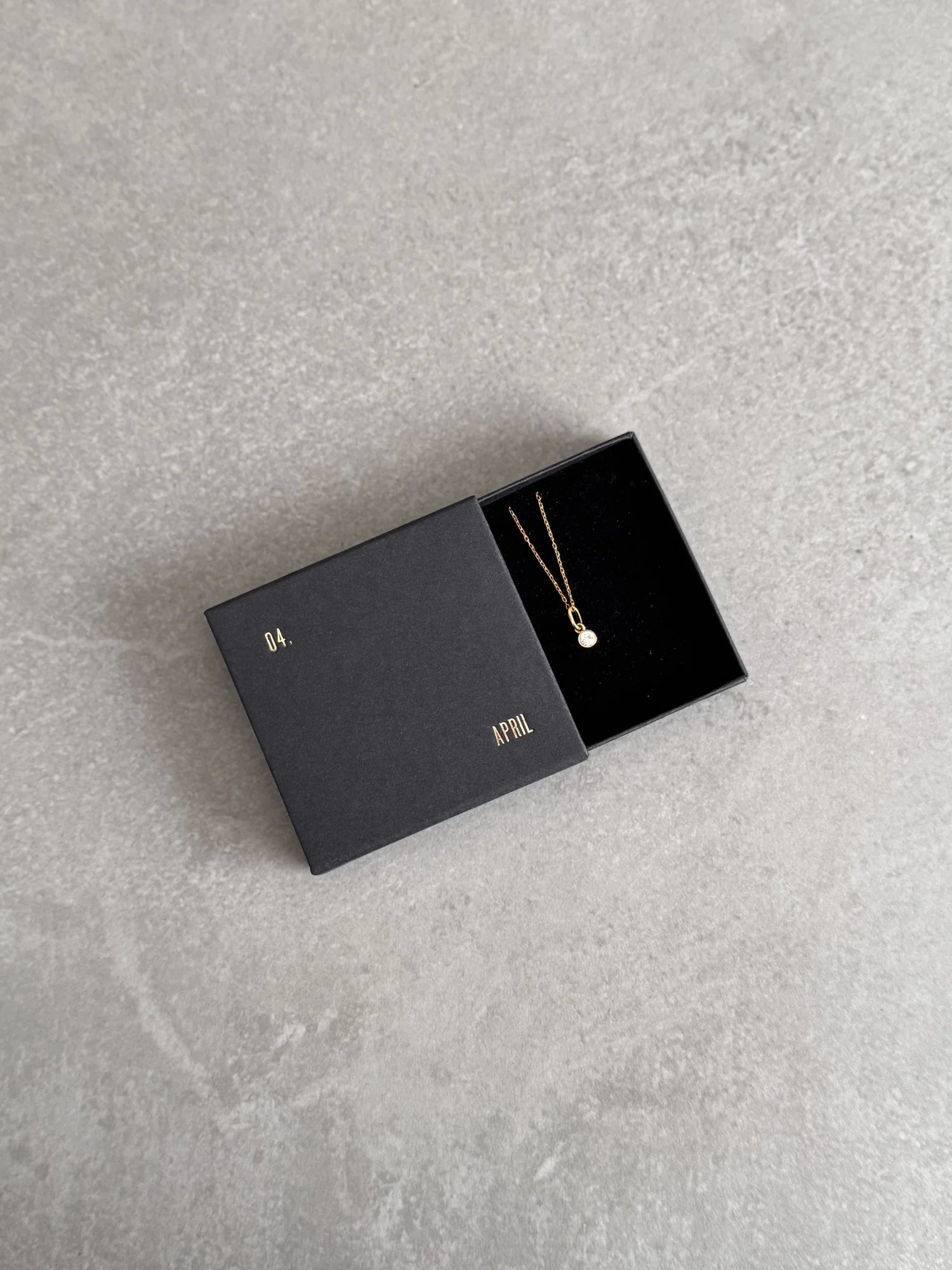 April Birthstone Necklace