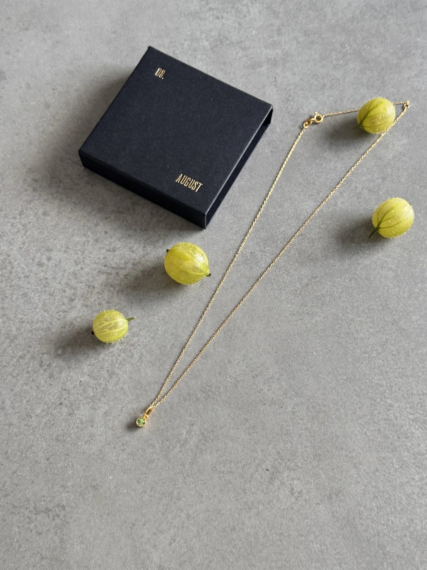 August Birthstone Necklace