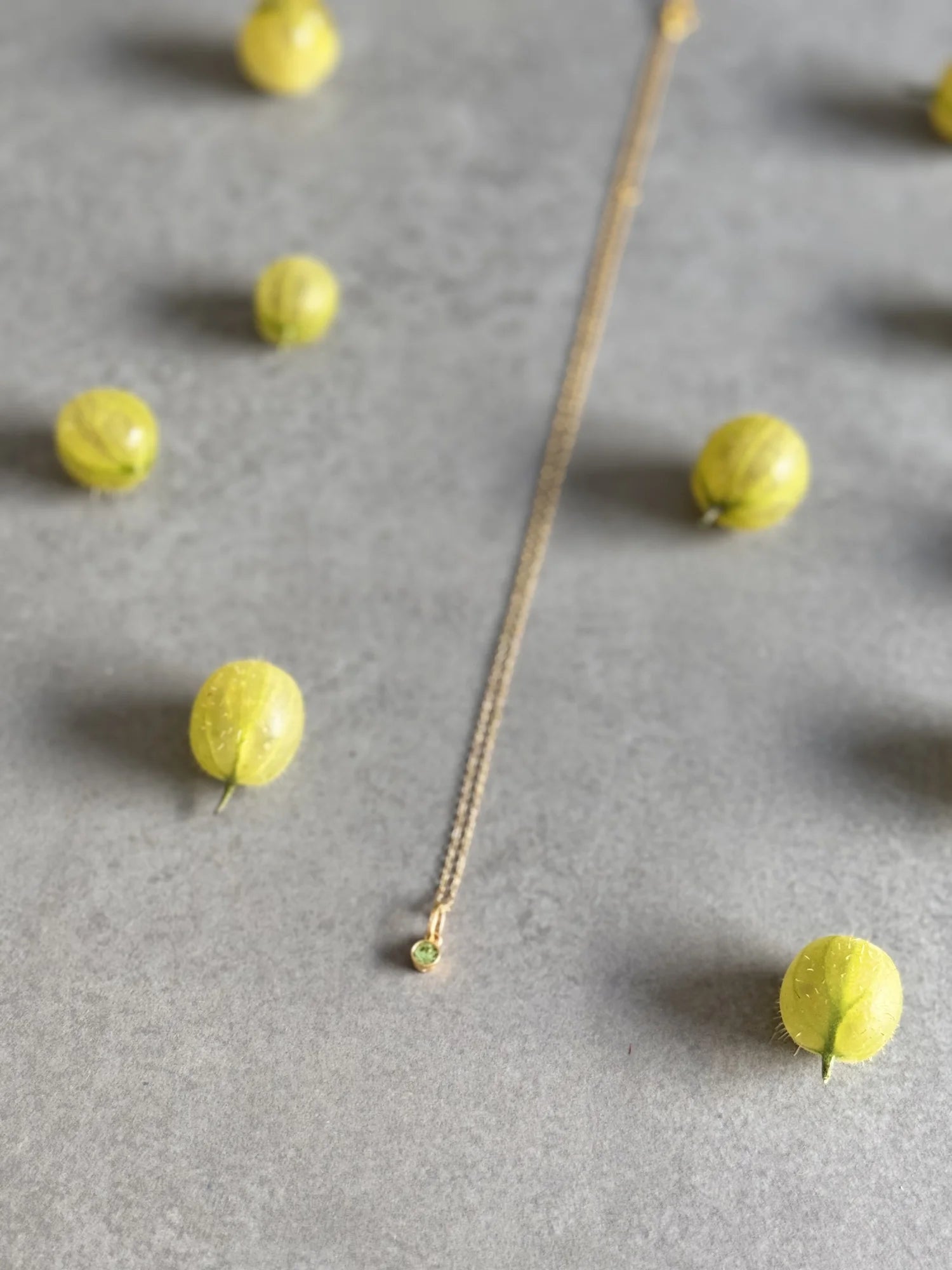 August Birthstone Necklace