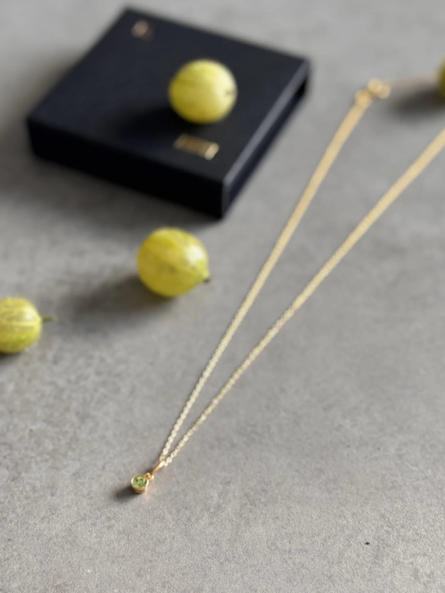 August Birthstone Necklace