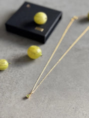 August Birthstone Necklace