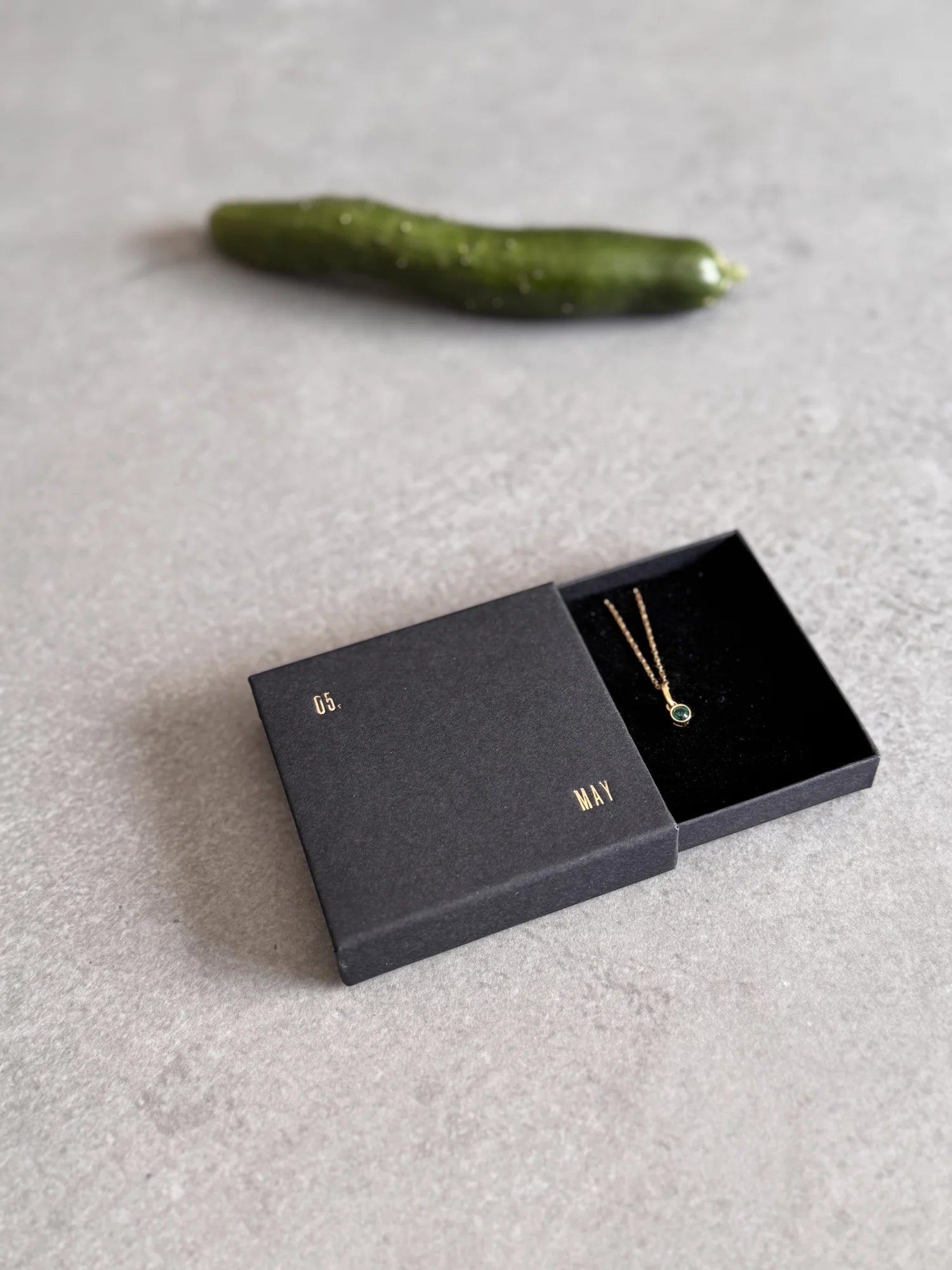 May Birthstone Necklace