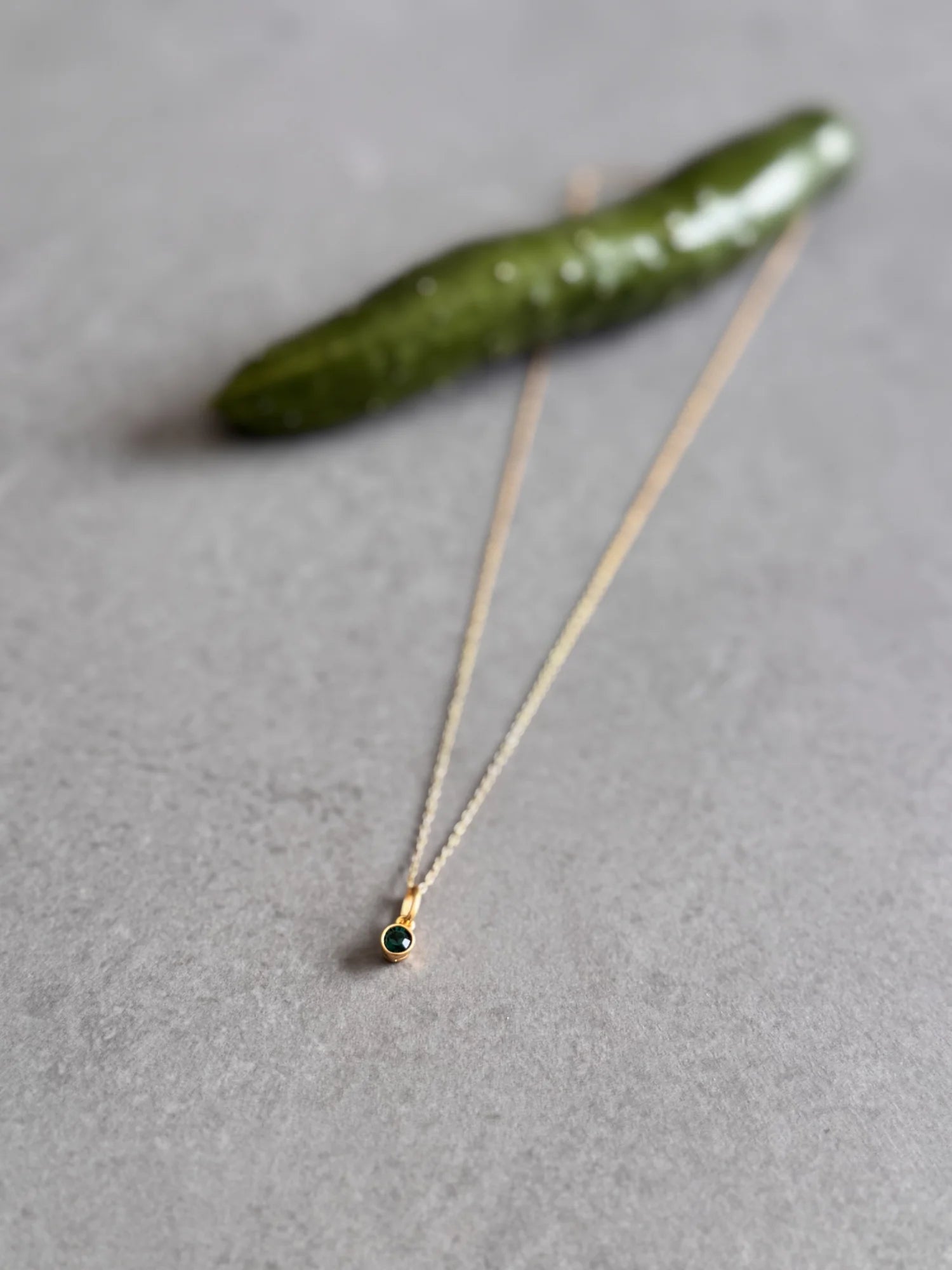 May Birthstone Necklace