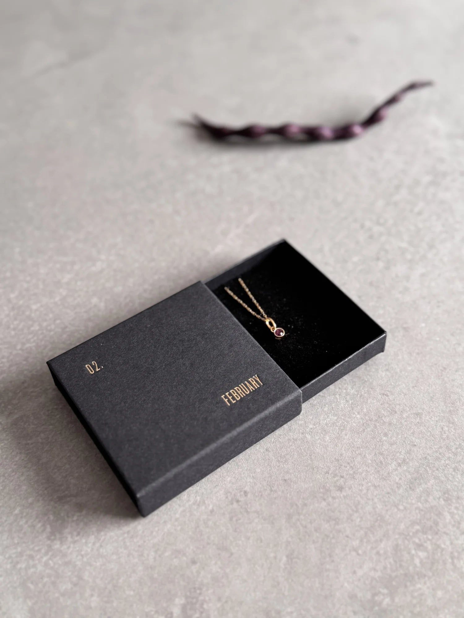 February Birthstone Necklace