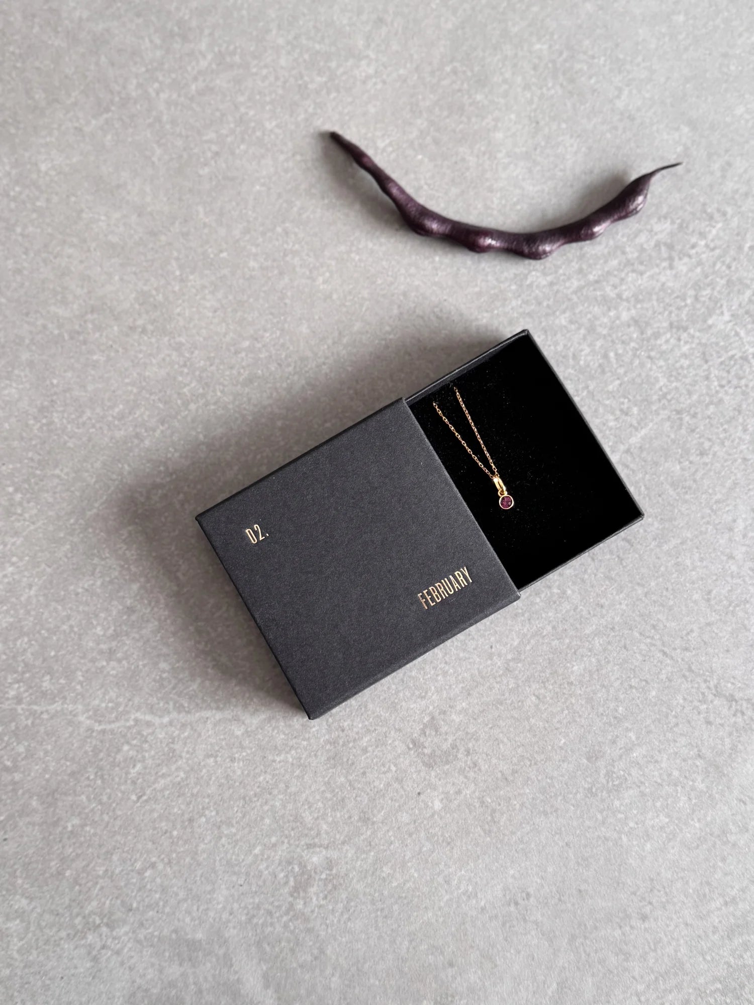 February Birthstone Necklace