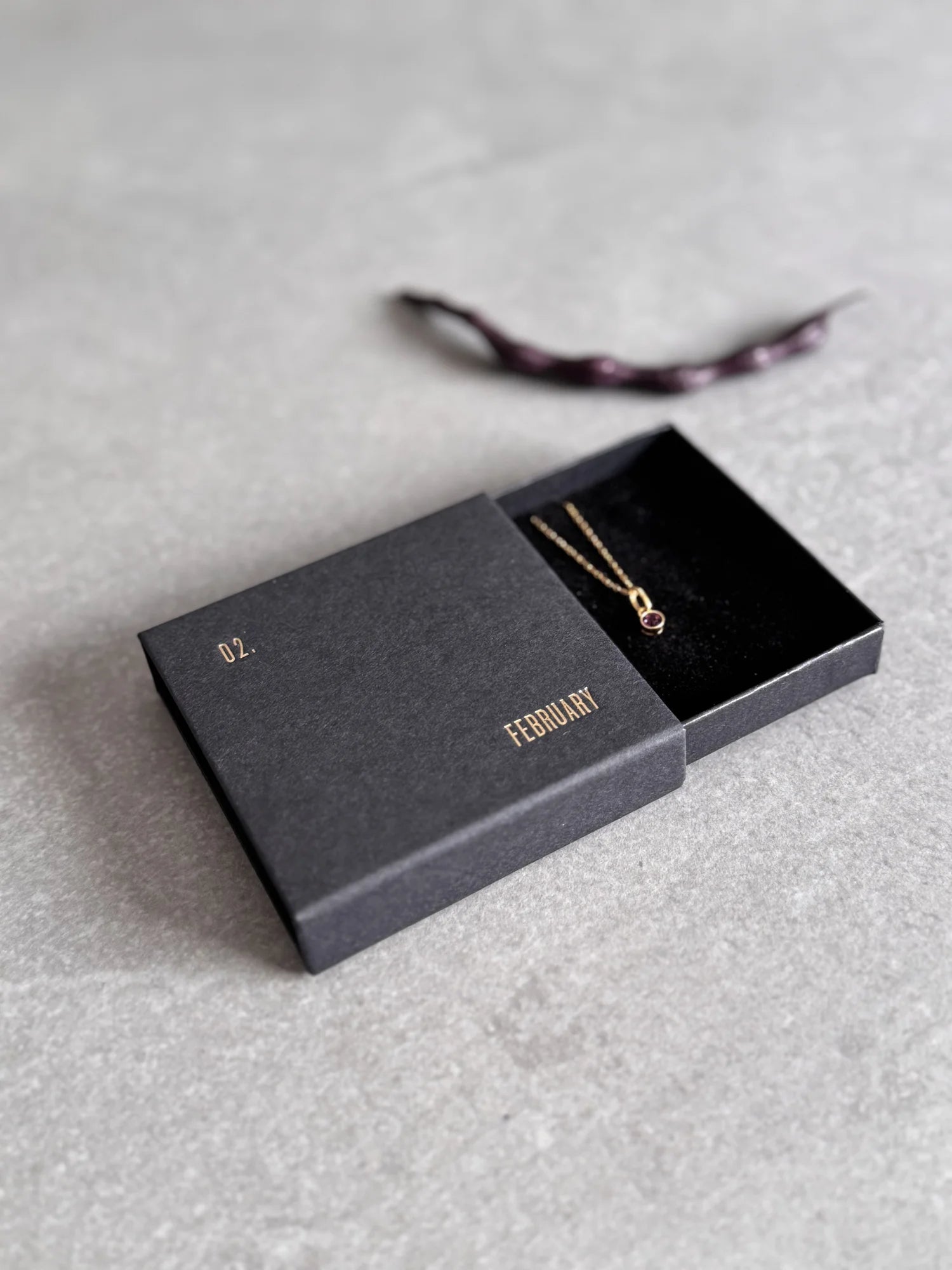 February Birthstone Necklace