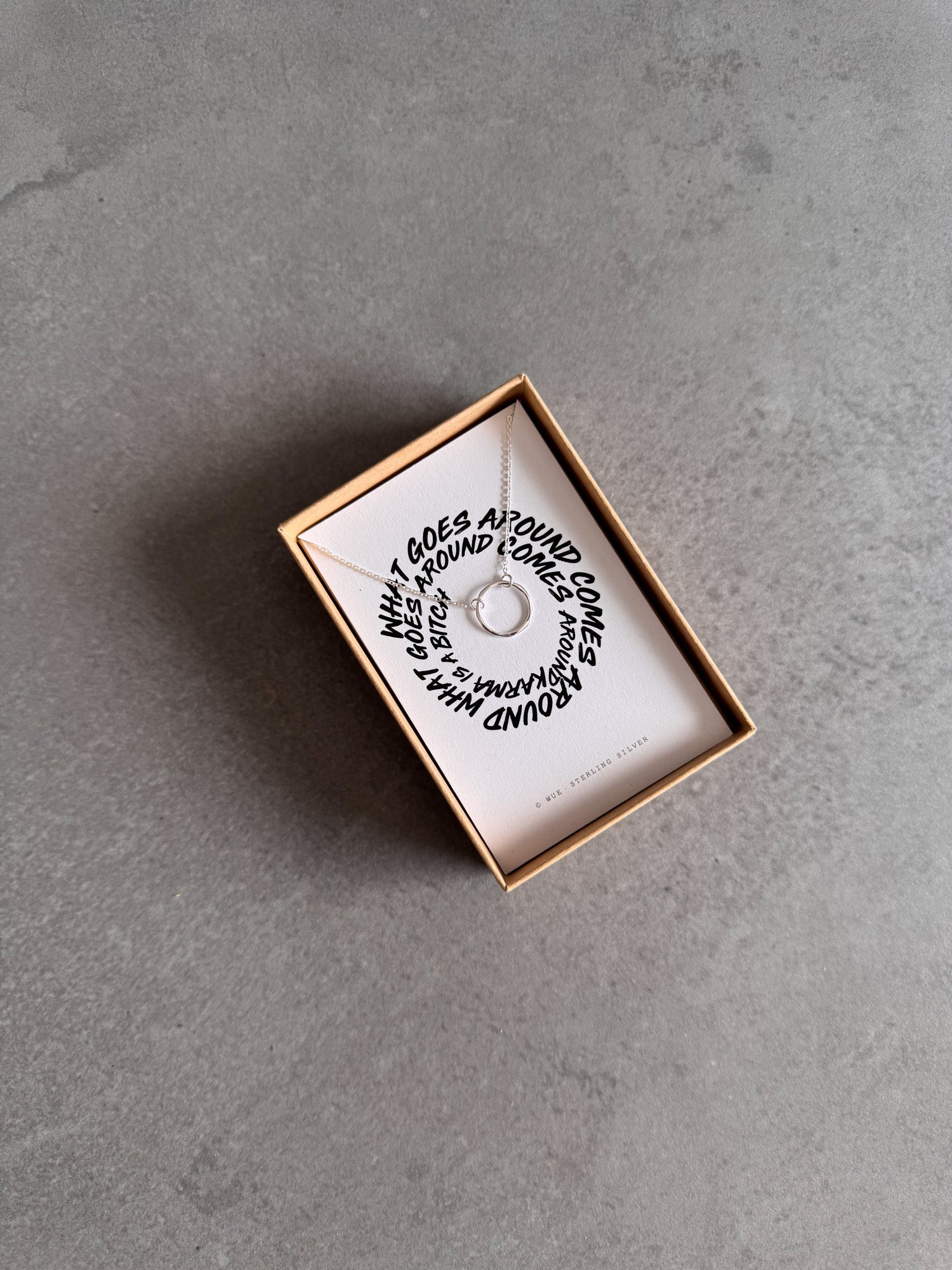 Karma Is A Bitch Necklace