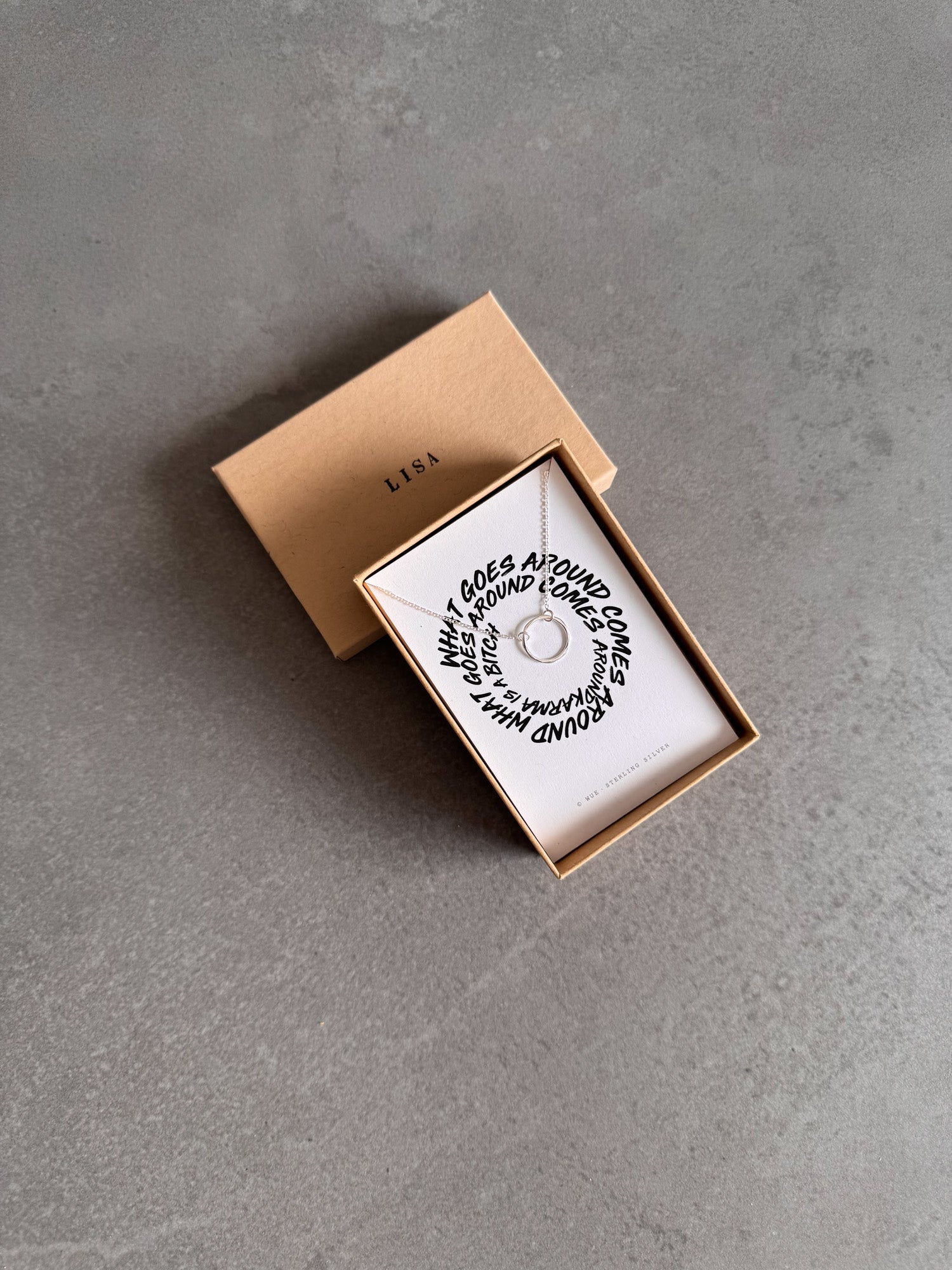 Karma Is A Bitch Necklace