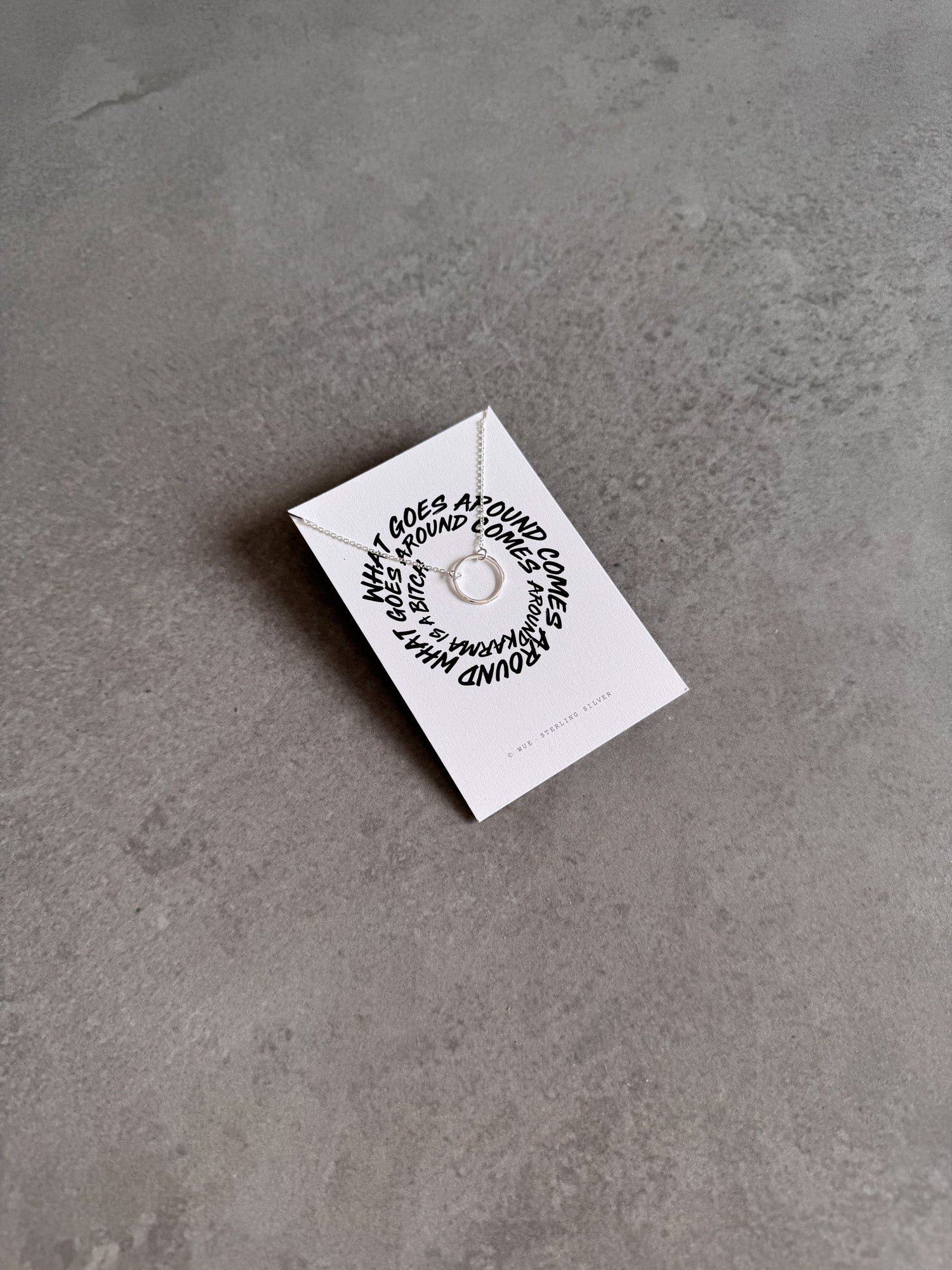 Karma Is A Bitch Necklace