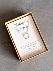 Circle of Trust Necklace In Sterling Silver