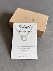 Circle of Trust Necklace In Sterling Silver