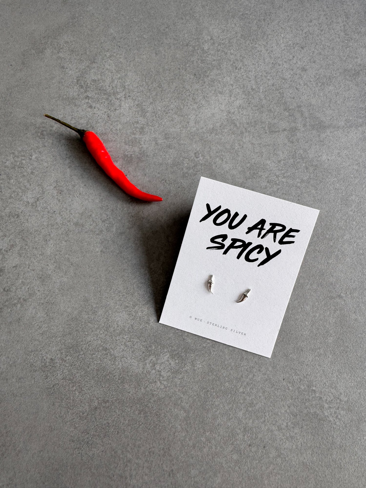 You Are Spicy - Chilli Earrings