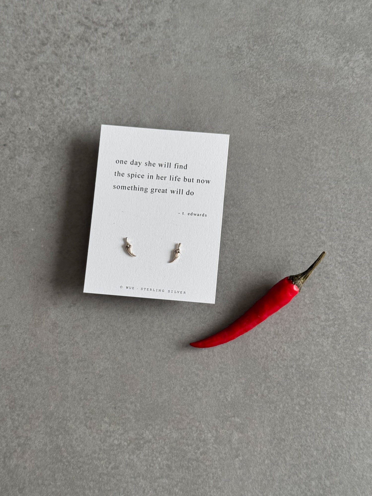 Chilli (Haiku) Earrings
