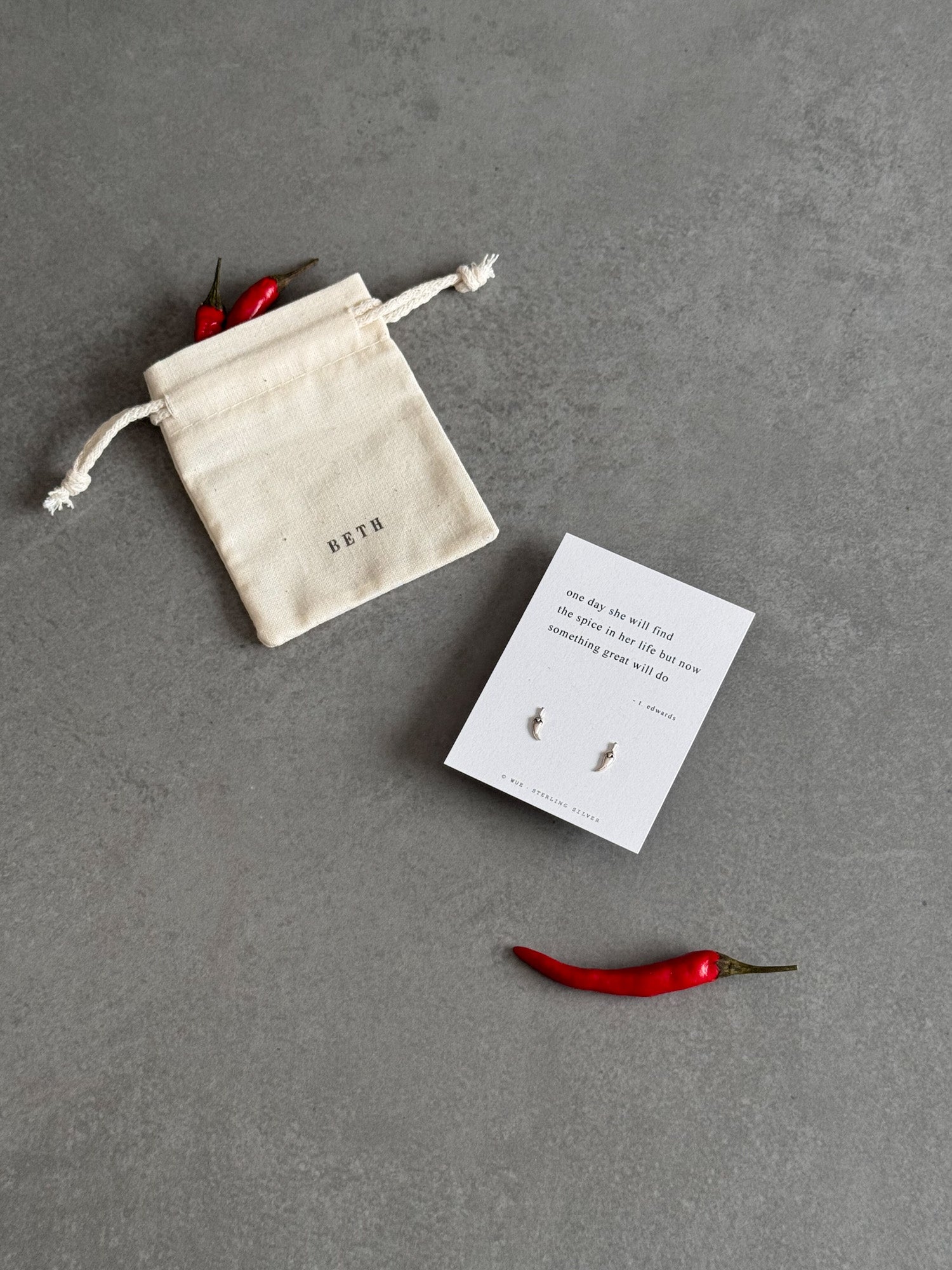 Chilli (Haiku) Earrings