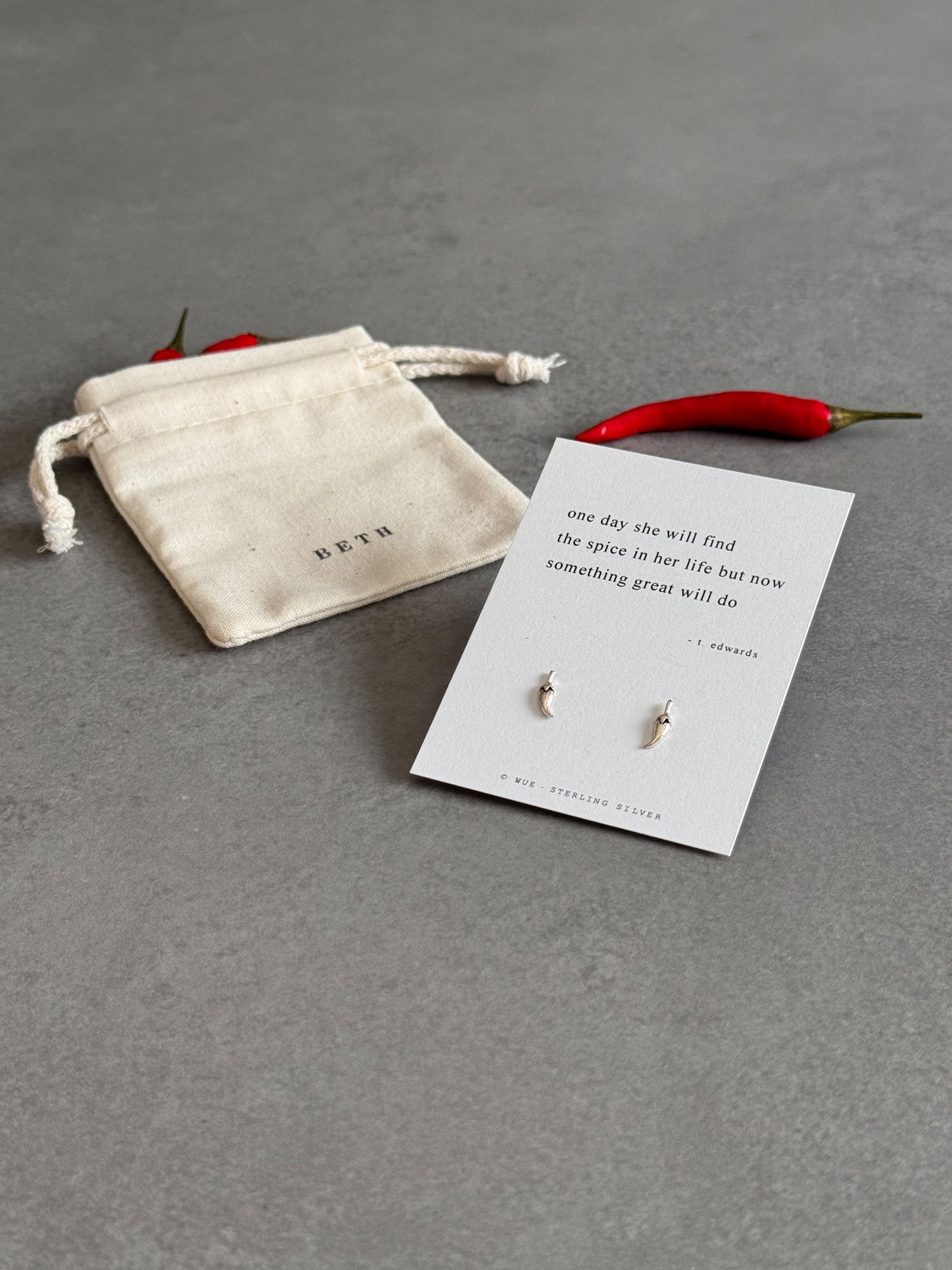 Chilli (Haiku) Earrings