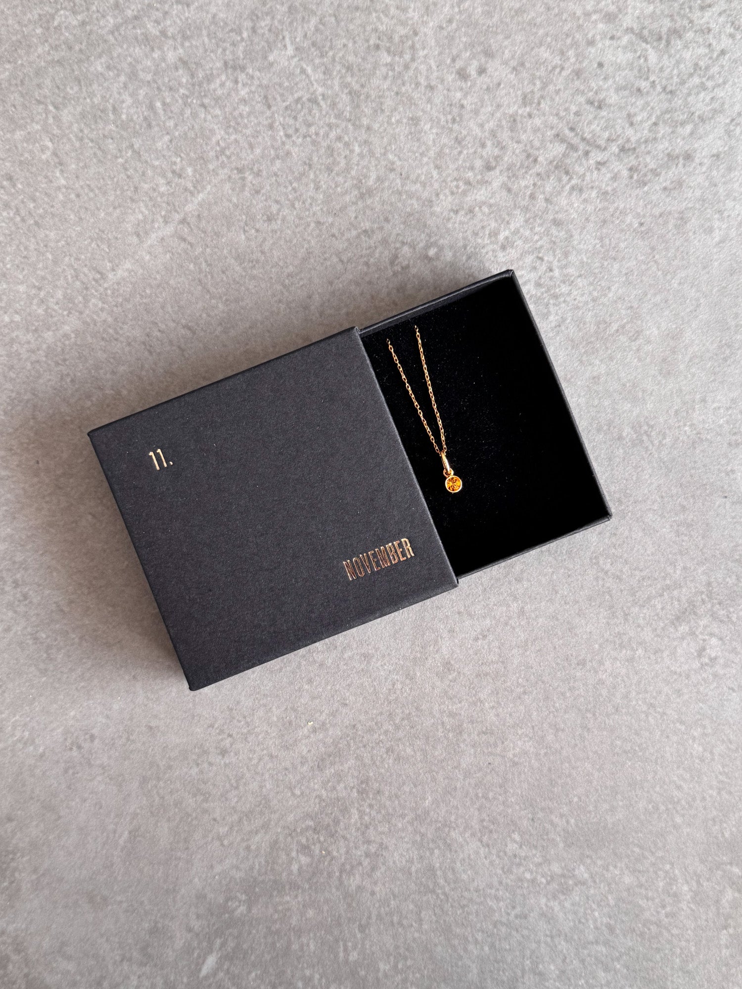 November Birthstone Necklace