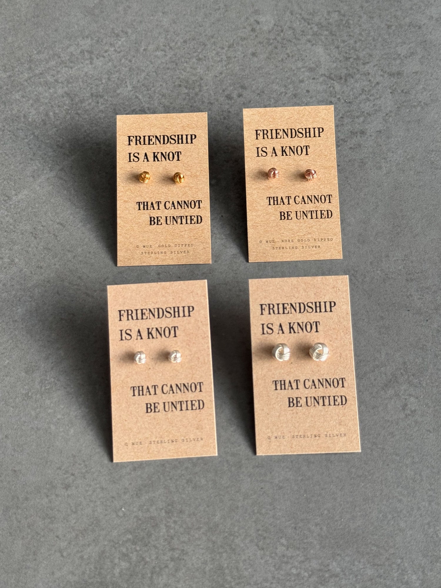 Classic Friendship Knot Earrings