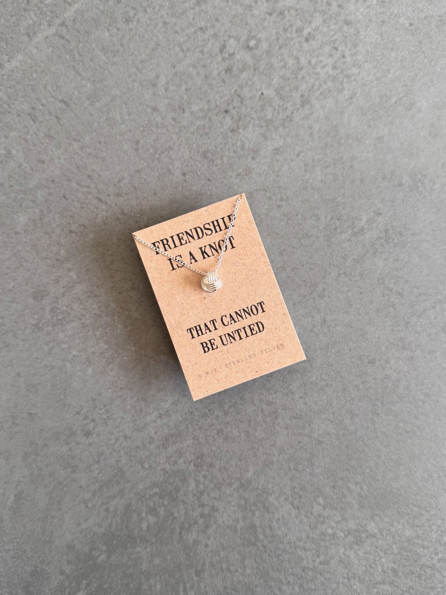 Classic Friendship Knot Necklace