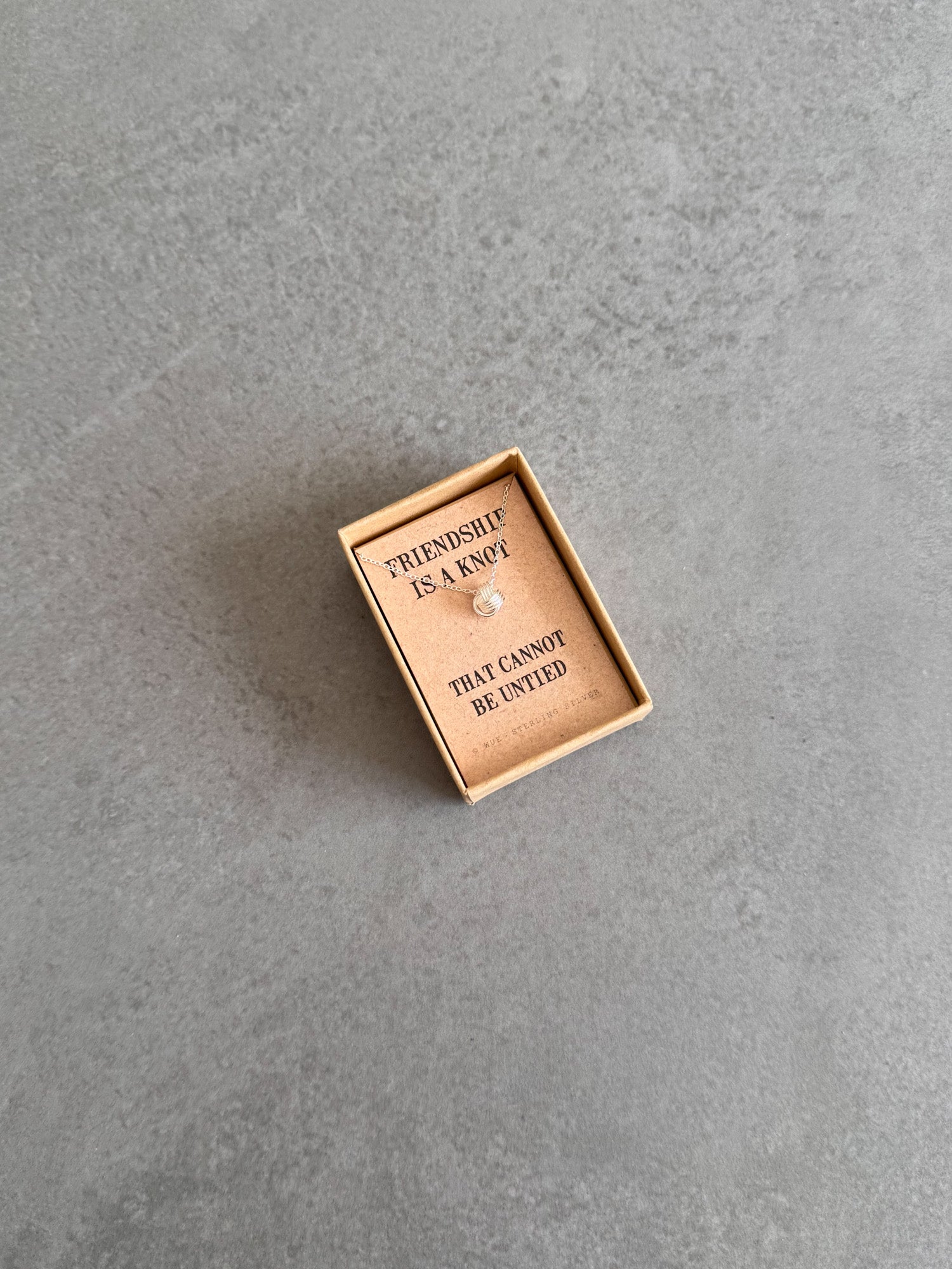 Classic Friendship Knot Necklace