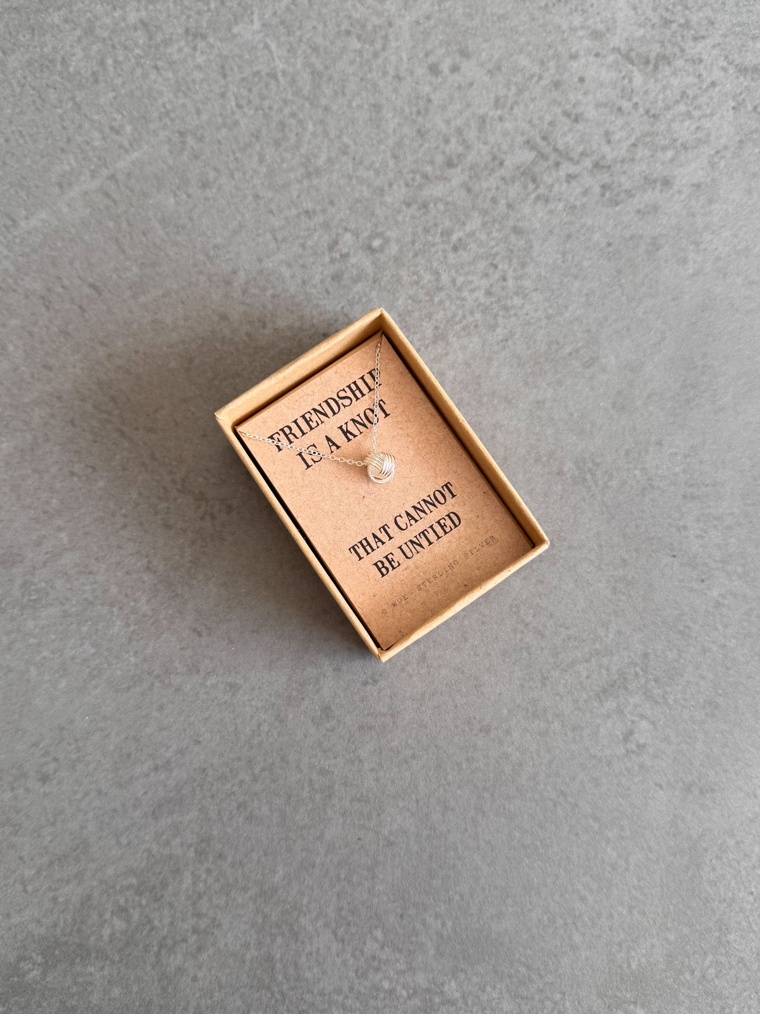 Classic Friendship Knot Necklace