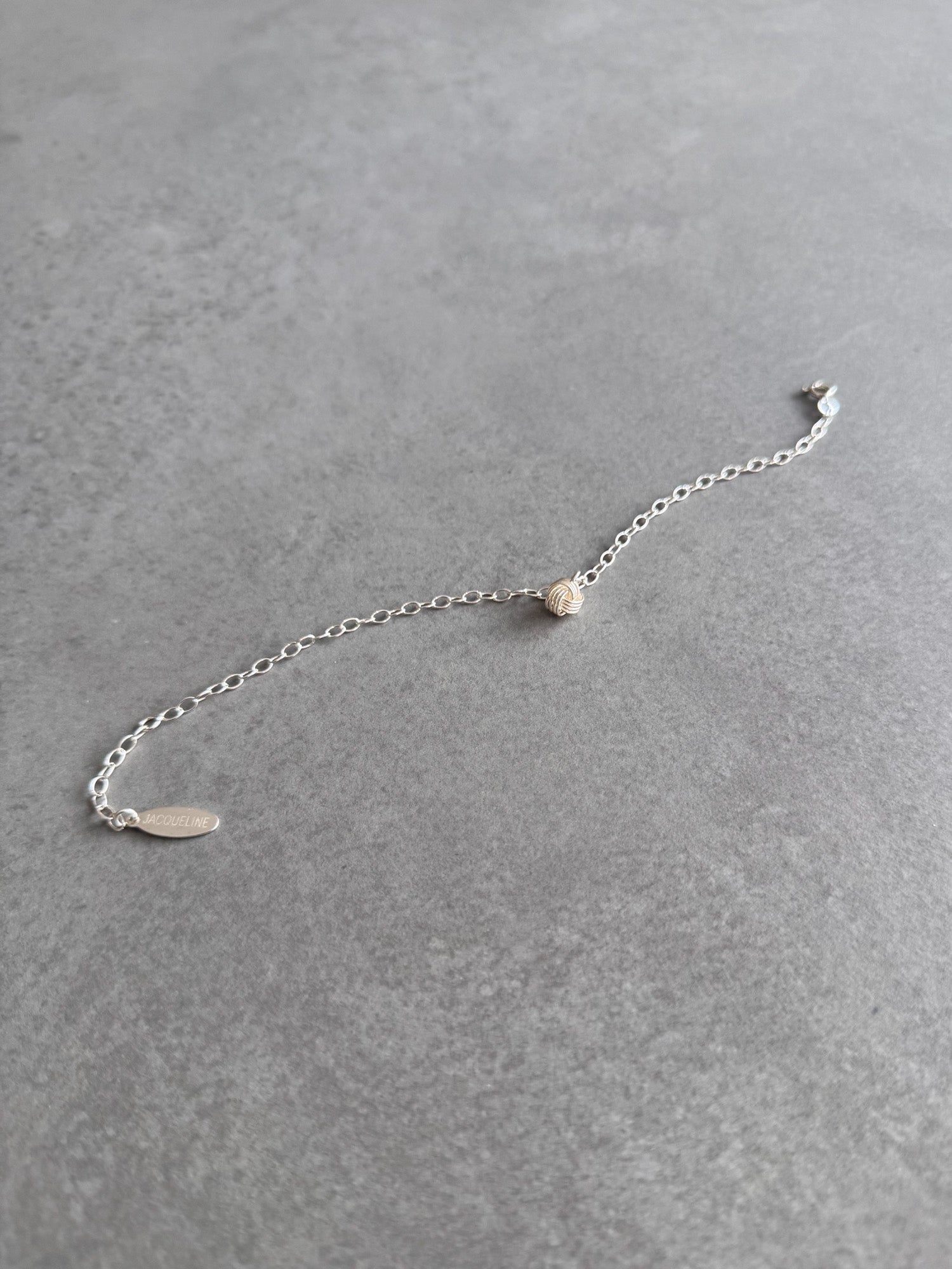 Friendship Knot Silver Bracelet