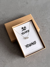 30th Birthday Sterling Silver Necklace