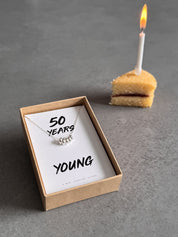 50th Birthday Sterling Silver Necklace