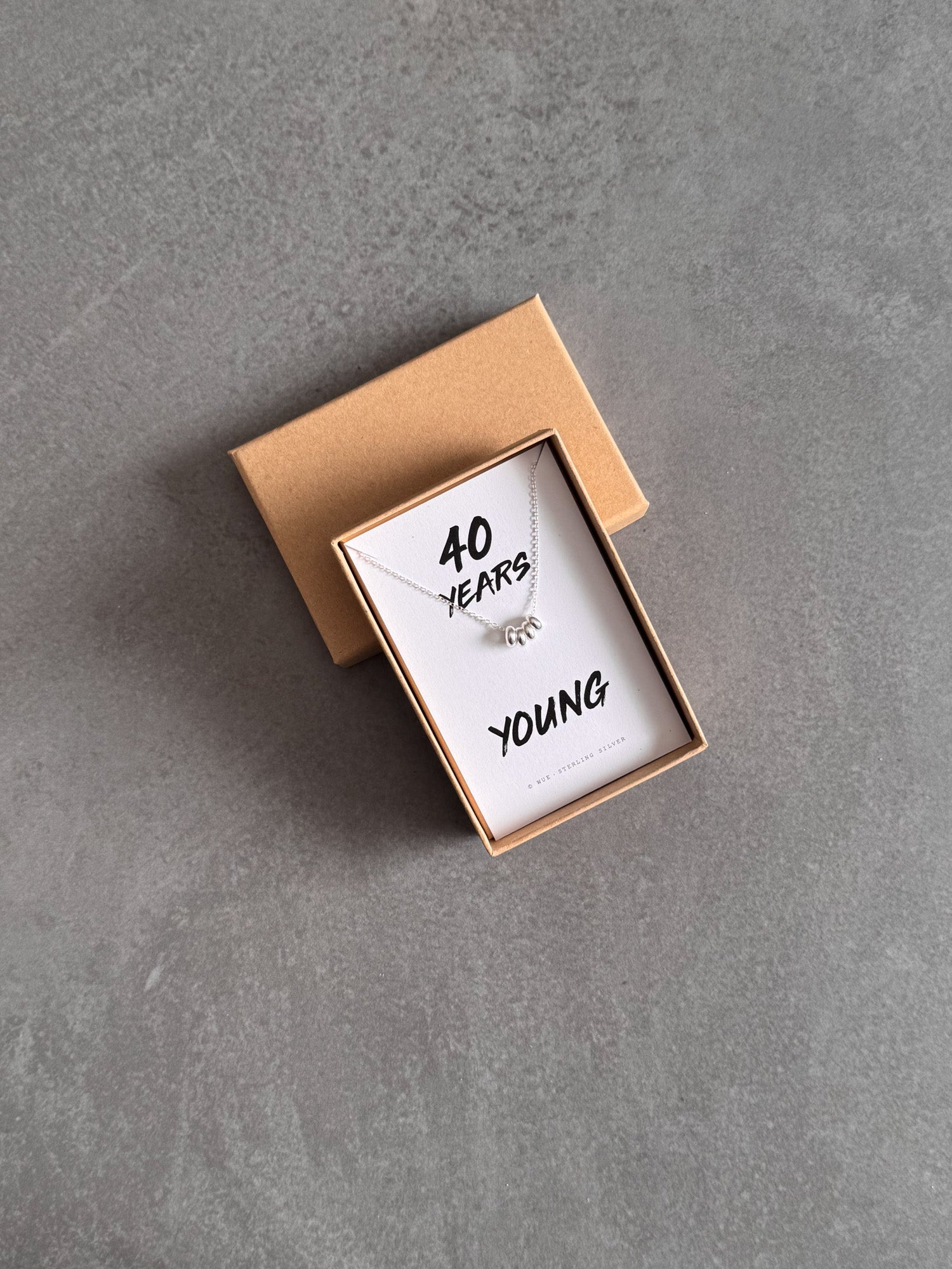 40th Birthday Necklace