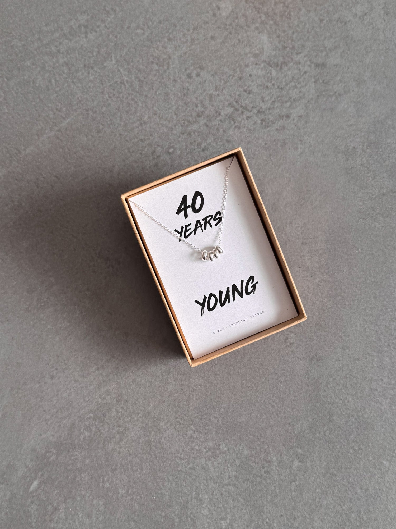 40th Birthday Necklace