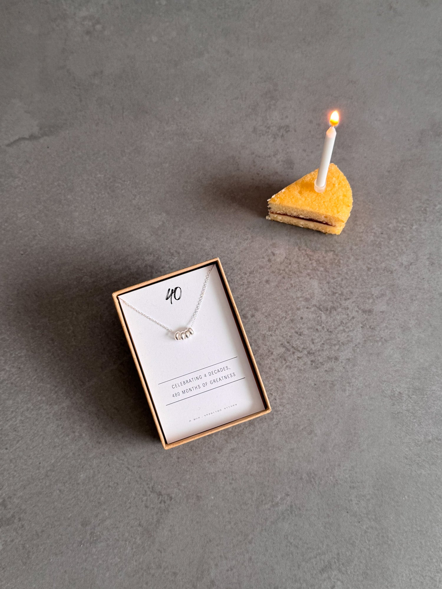 40th Birthday Necklace