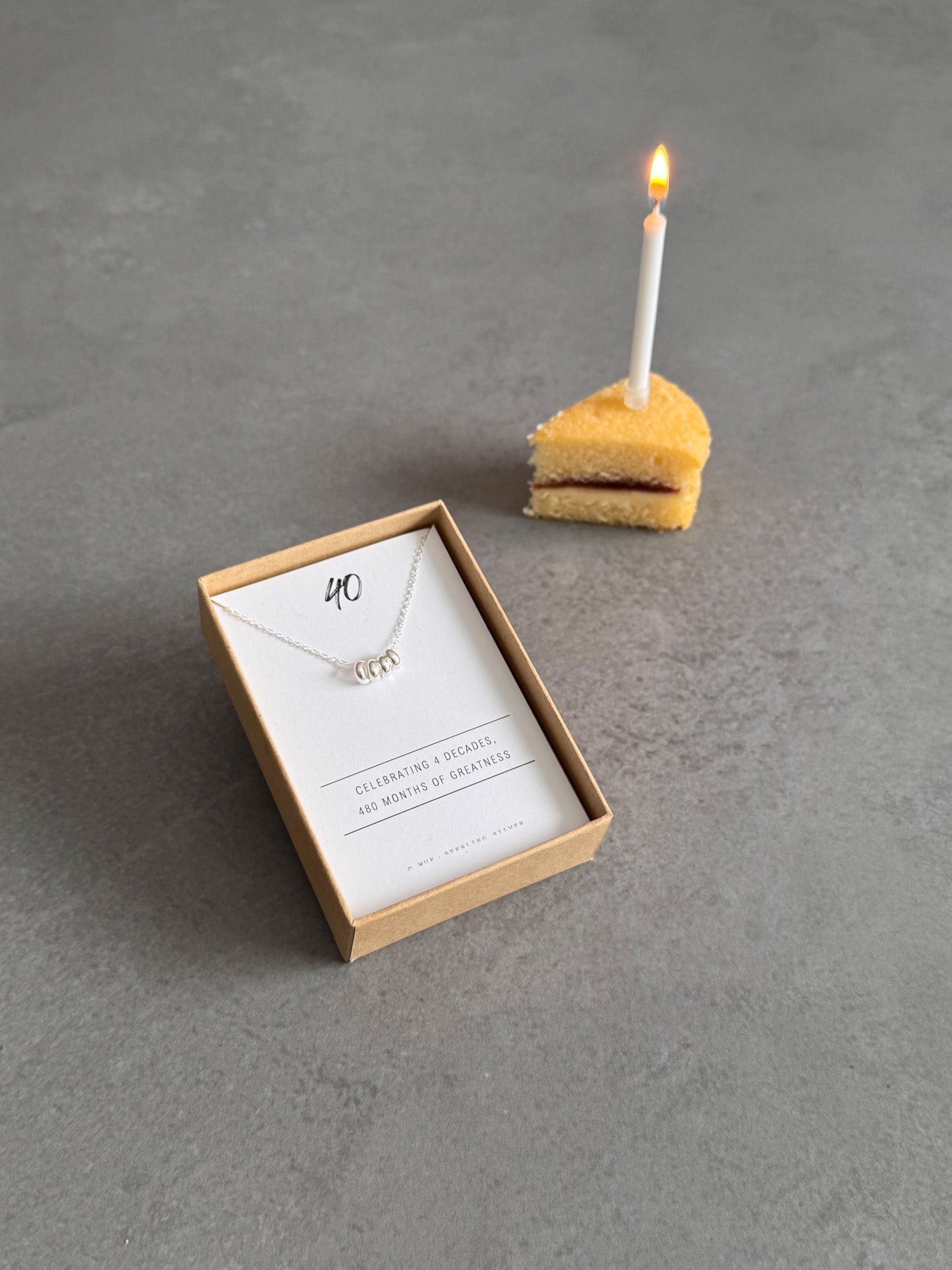 40th Birthday Necklace