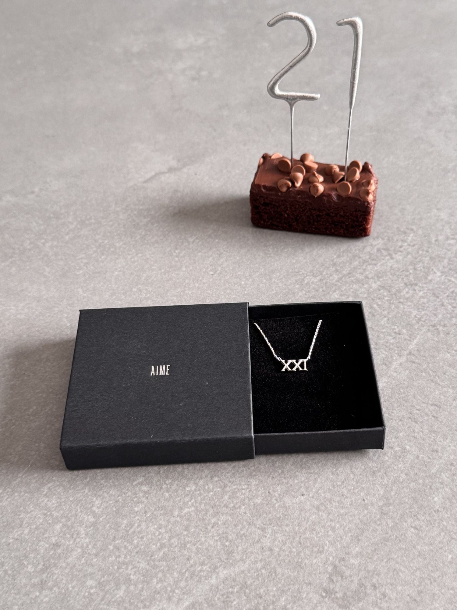 21st Birthday Sterling Silver Necklace