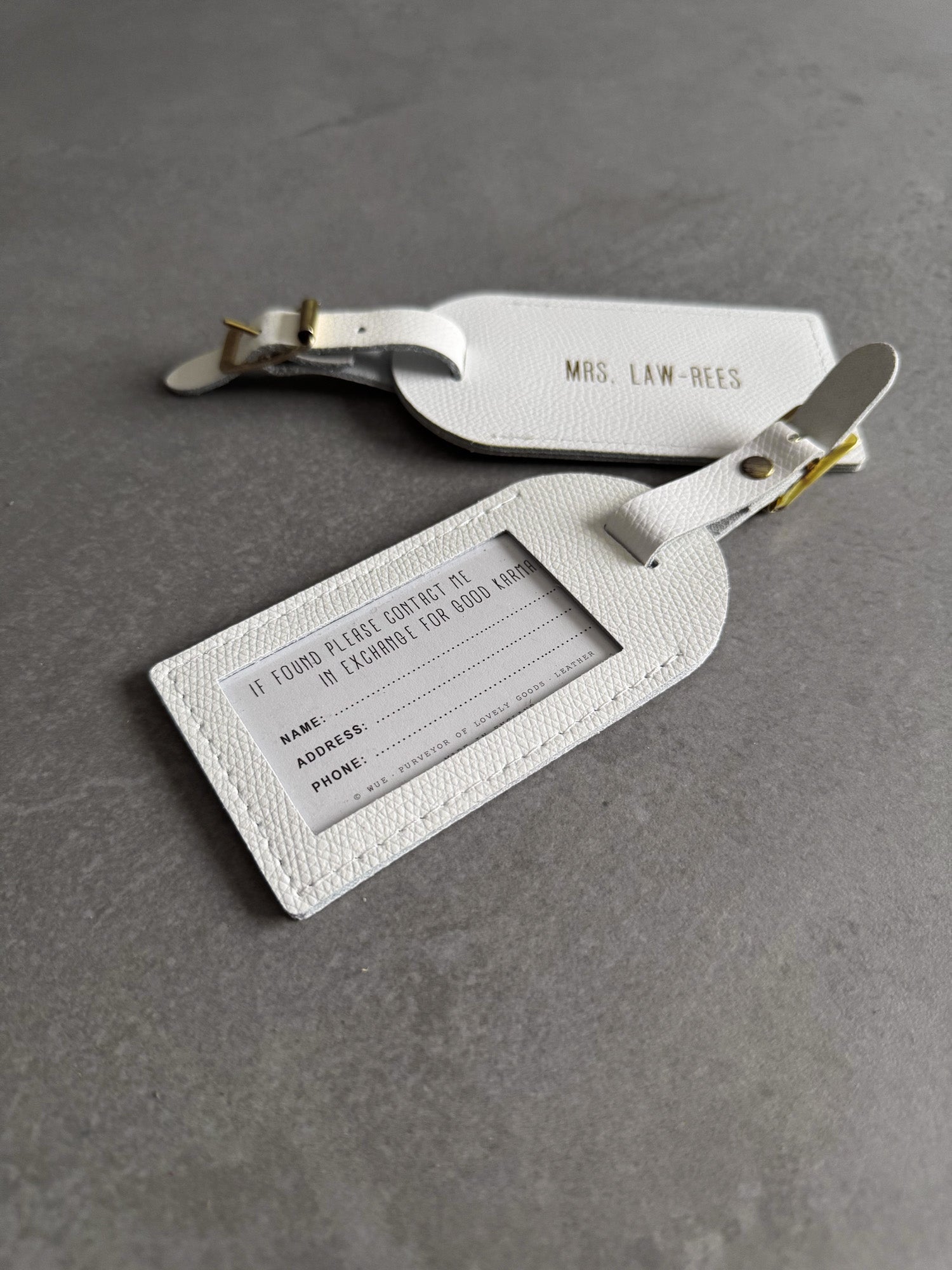 Mr & Mrs Luggage Tags