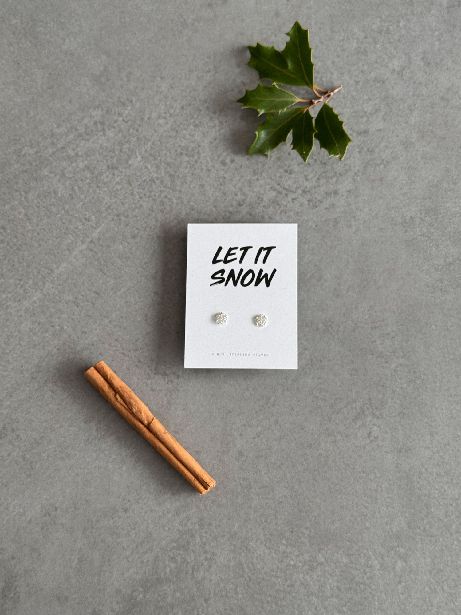 Let It Snow - Snowflake Earrings