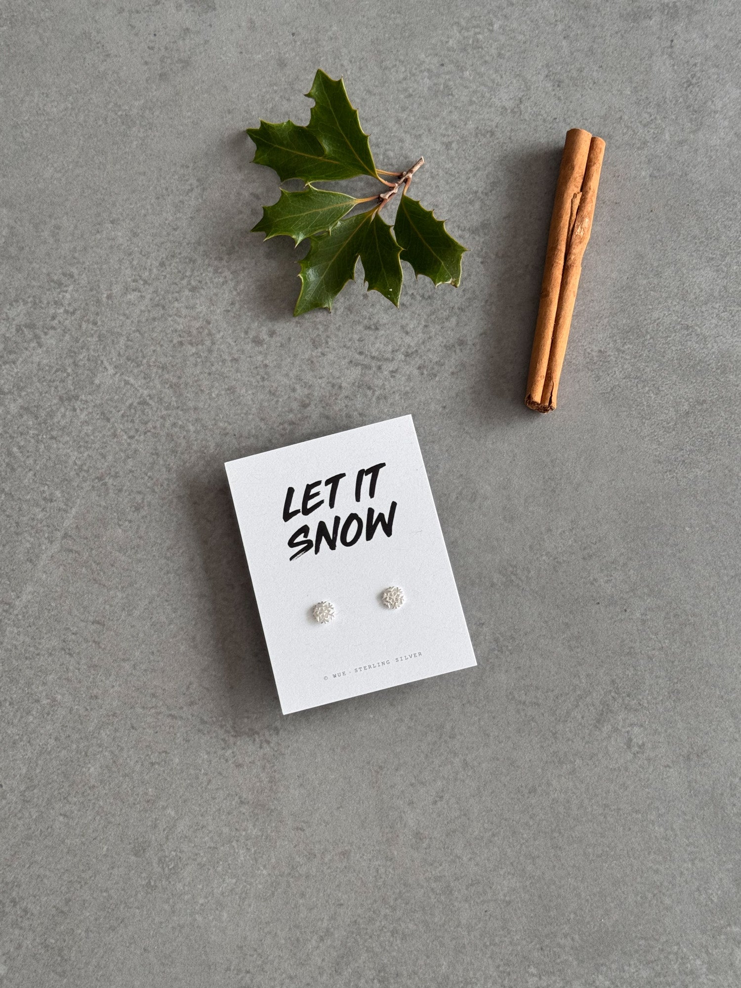 Let It Snow - Snowflake Earrings