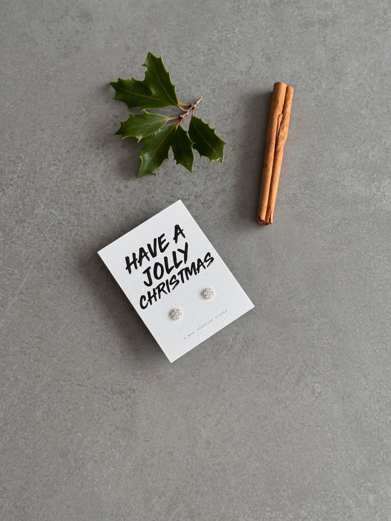 Jolly Christmas - Snowflake Earrings