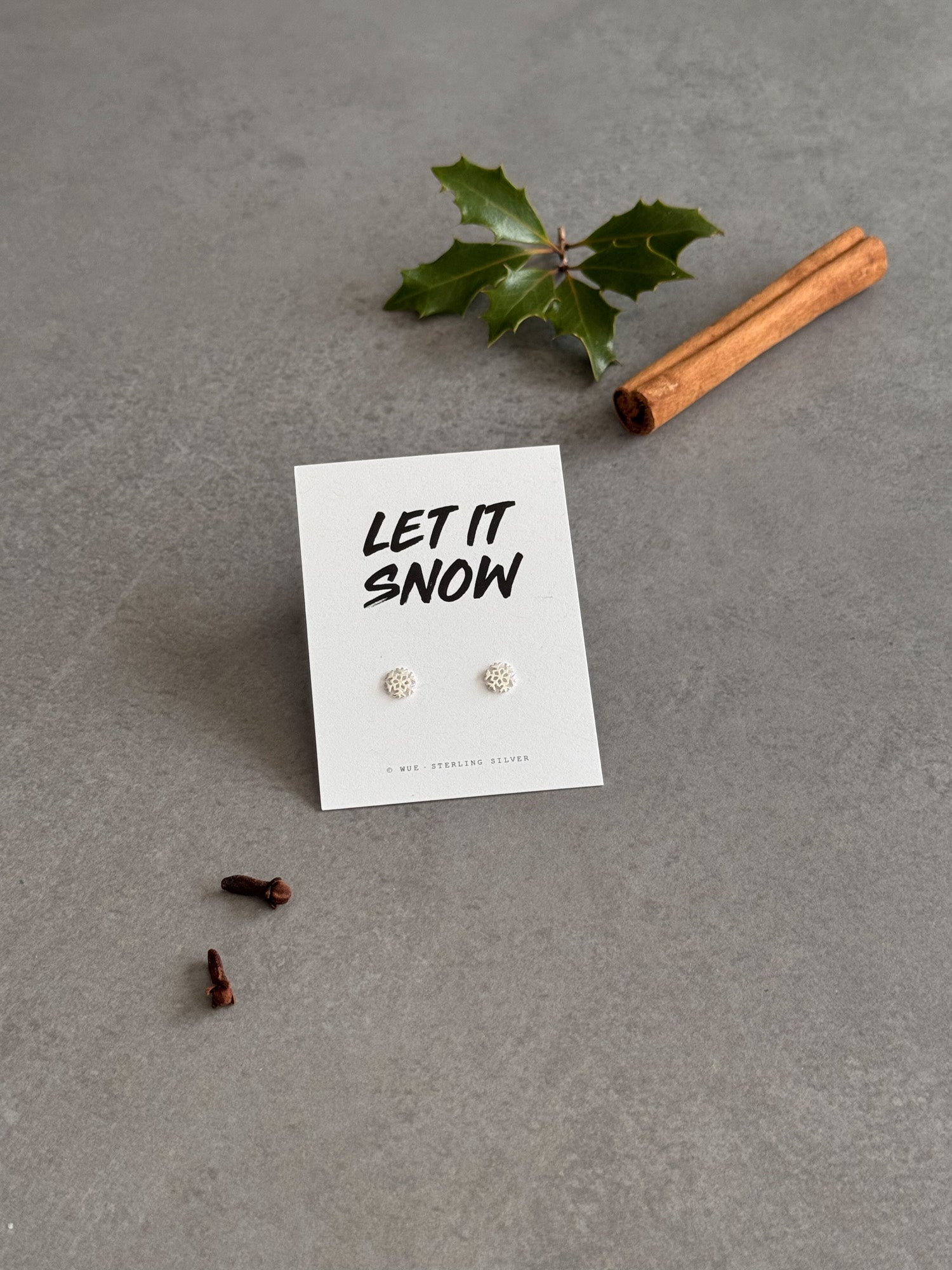 Let It Snow - Snowflake Earrings