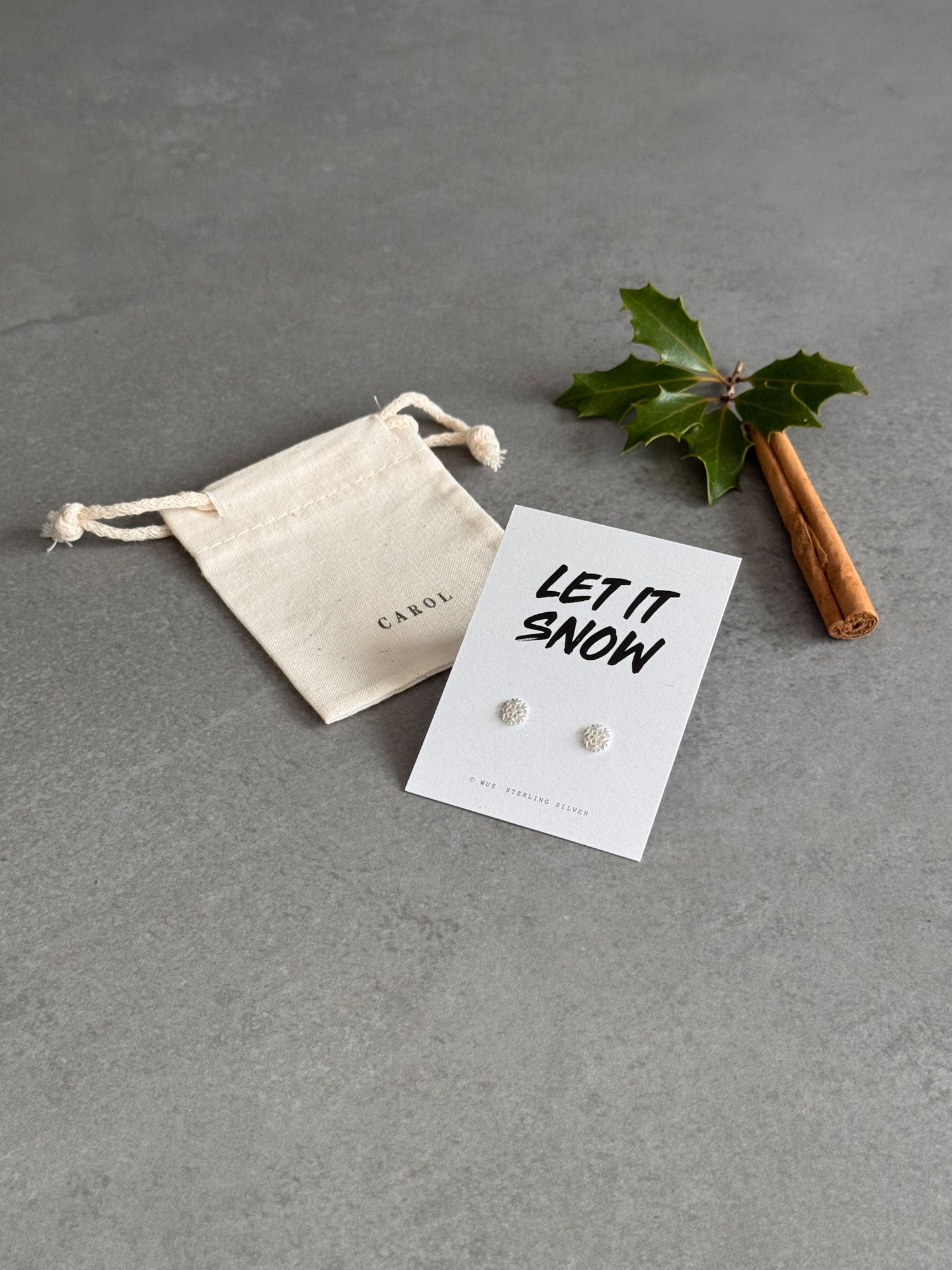 Let It Snow - Snowflake Earrings