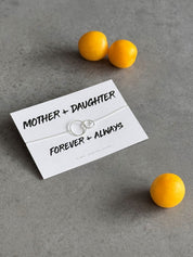 Mother + Daughter Sterling Silver Bracelet