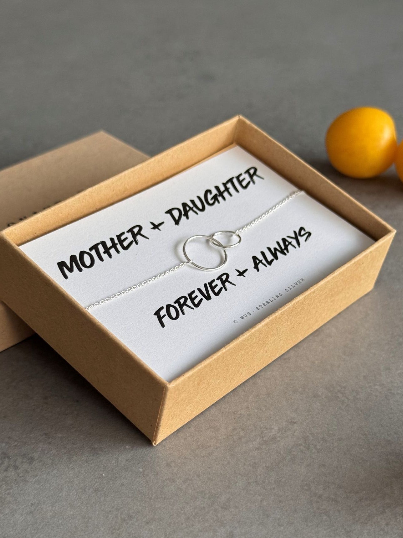 Mother + Daughter Sterling Silver Bracelet