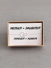 Mother + Daughter Sterling Silver Bracelet