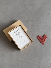 Mother & Daughter Sterling Silver Heart Necklace