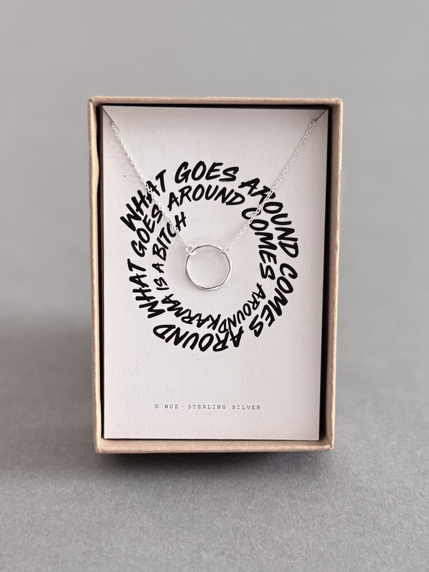 Karma Is A Bitch Necklace