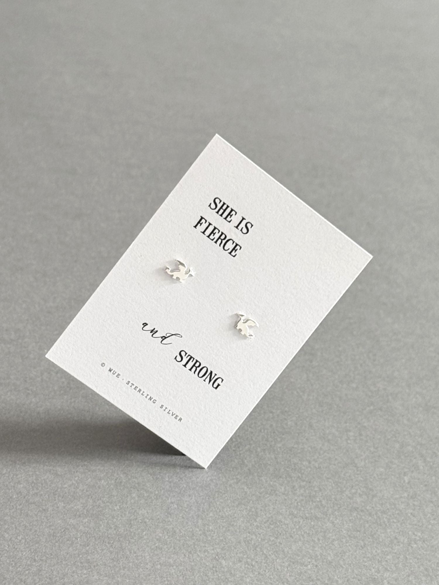 She Is Fierce Dragon Earrings